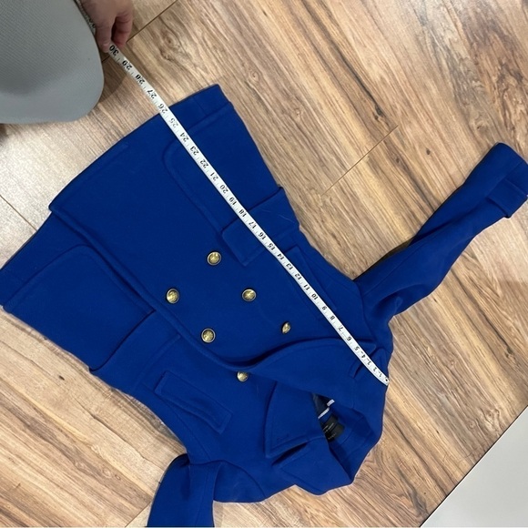 J. Crew Stadium Wool Majesty Double Breasted Pea Coat - Picture 6 of 8